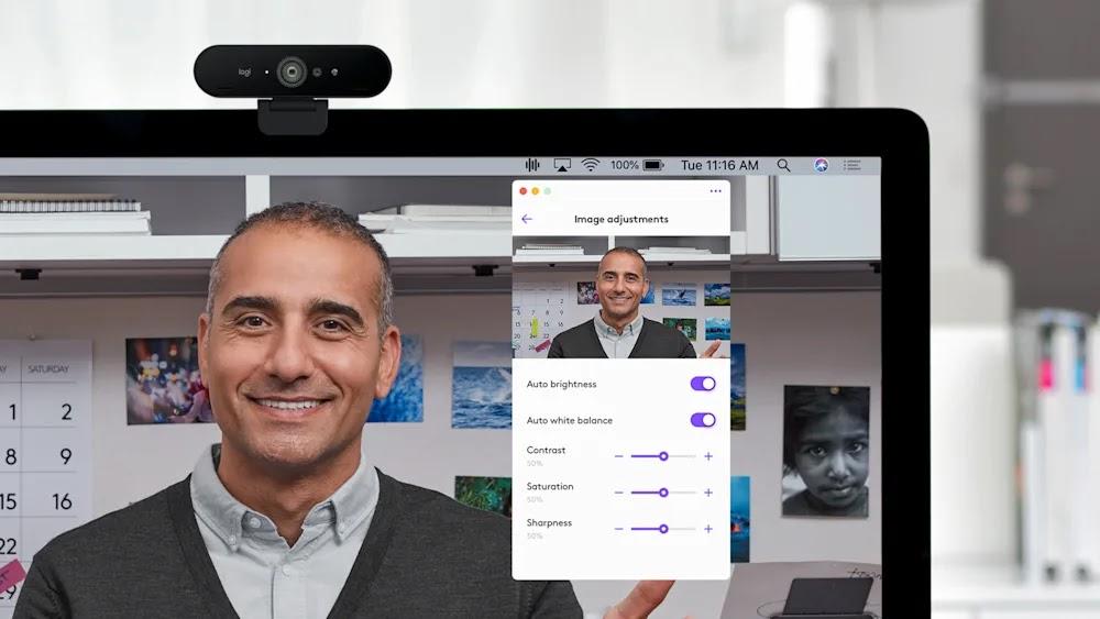 webcam họp trực tuyến Logitech BRIO
