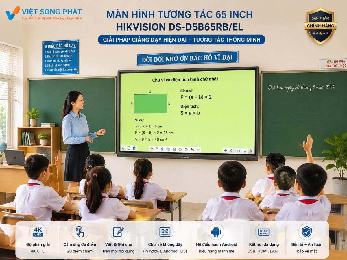 Màn hình Tương Tác Hikvision DS-D5B65RB/EL 65 inch 25 man hinh tuong tac hikvision ds d5b65rbel