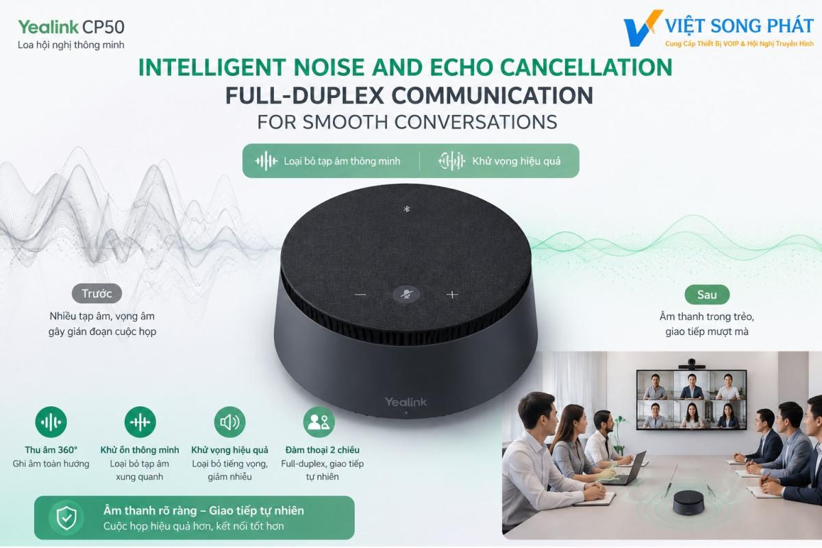 Loa hội nghị Yealink CP50 17 loa hoi nghi yealink cp50