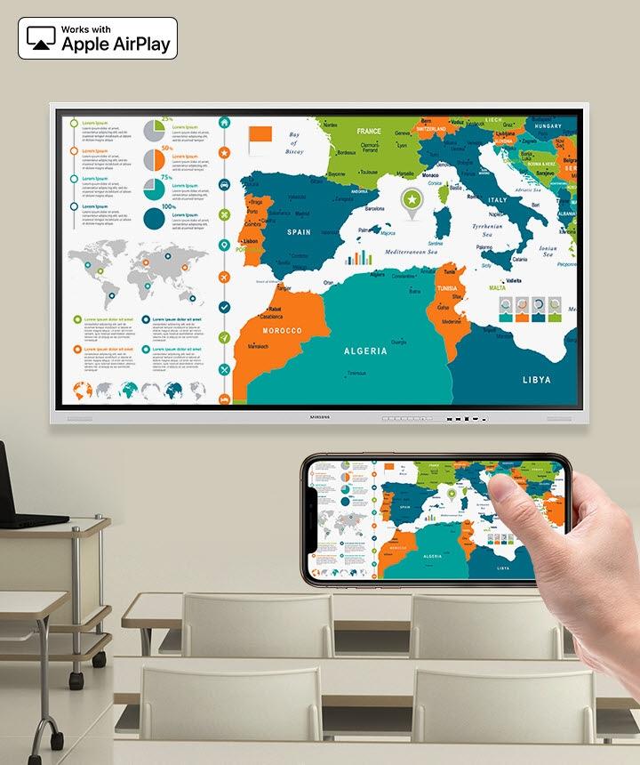 Màn hình tương tác thông minh Samsung Flip Pro 75 inch 39 hinh tuong tac samsung flip pro 85 inch voi chuc nang airplay 2 smartview