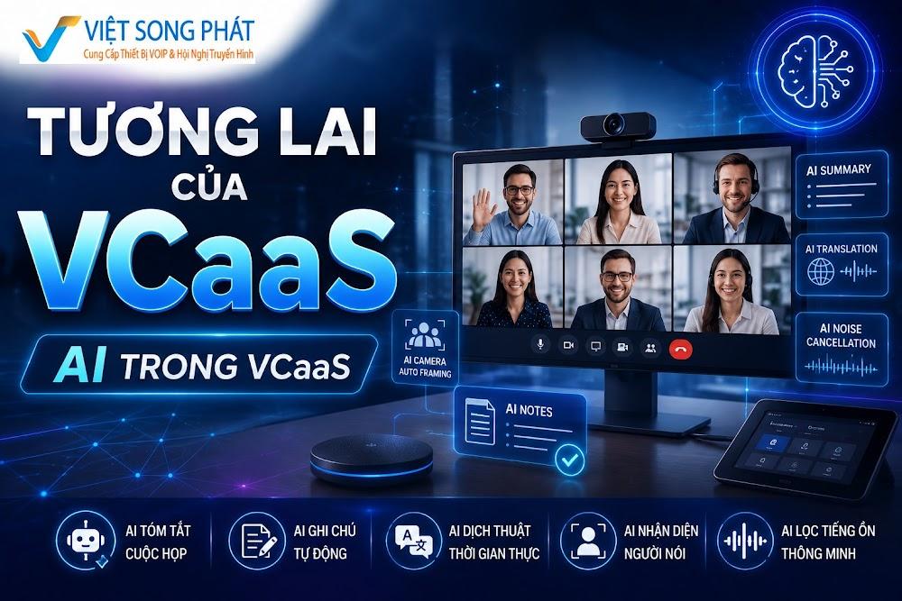 BYOD Là Gì? Giải Pháp Hội Nghị Truyền Hình Hiện Đại Cho Doanh Nghiệp Trong Kỷ Nguyên Hybrid Working 11 Tương lai của VCaaS (AI trong VCaaS)