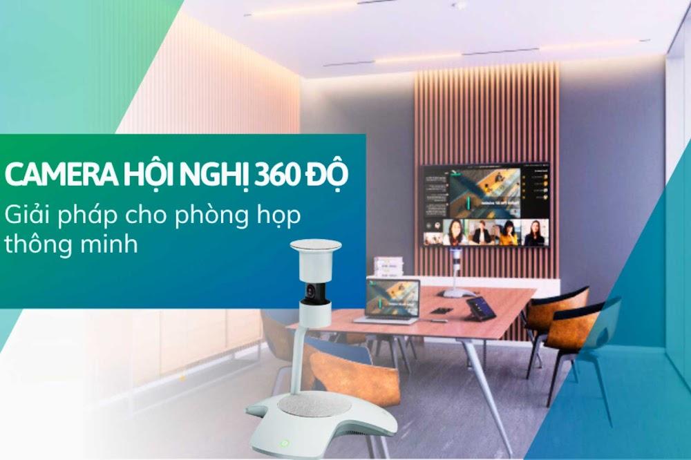 Camera hội nghị 360 độ trong phòng họp trực tuyến