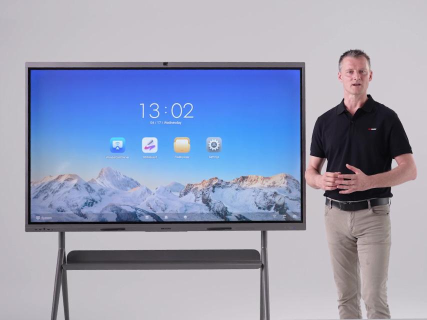 Màn hình tương tác Hikvision 65 inch DS-D5C65RB/B 37 man hinh ds d5c65rb so huu tam nen va