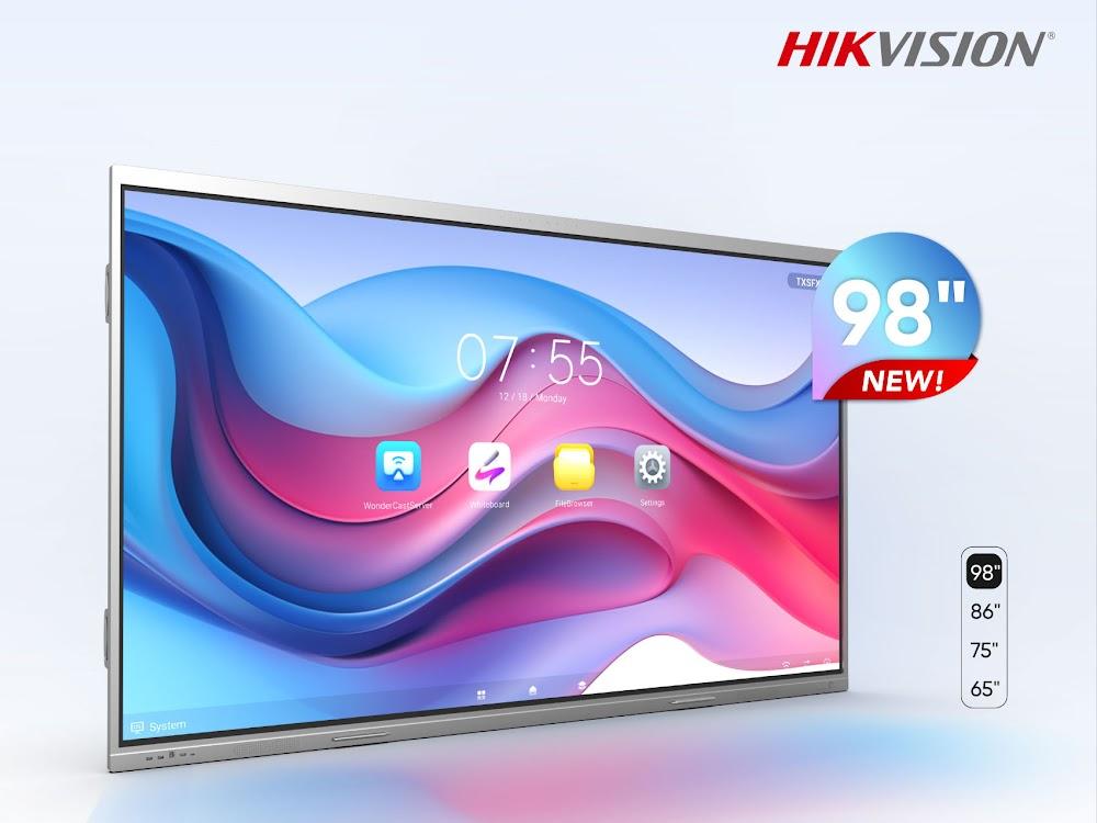 Màn hình tương tác Hikvision 98 inch là lựa chọn hàng đầu cho các không gian chuyên nghiệp đòi hỏi tính tương tác và hiển thị chất lượng cao