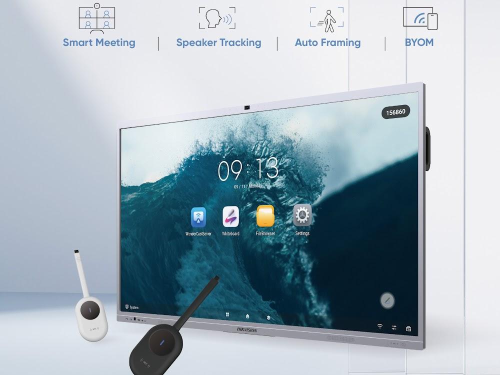 Màn Hình Tương Tác Hikvision 86 Inch DS-D5C86RB/B (4K, Camera 48MP) 40 man hinh tuong tac hikvision 65 inch ds d5c65rbb