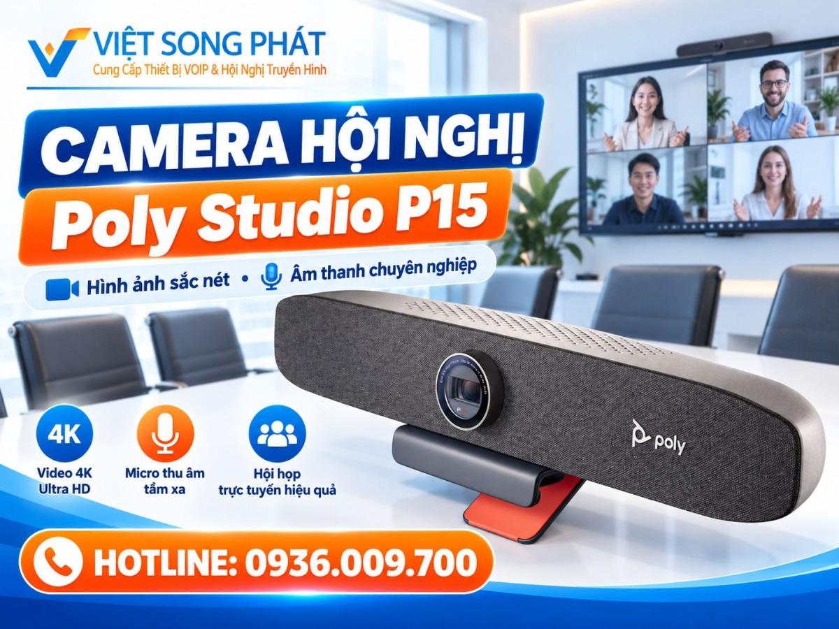 Camera Hội Nghị Poly Studio P15 18 camera hoi nghi poly studio p15