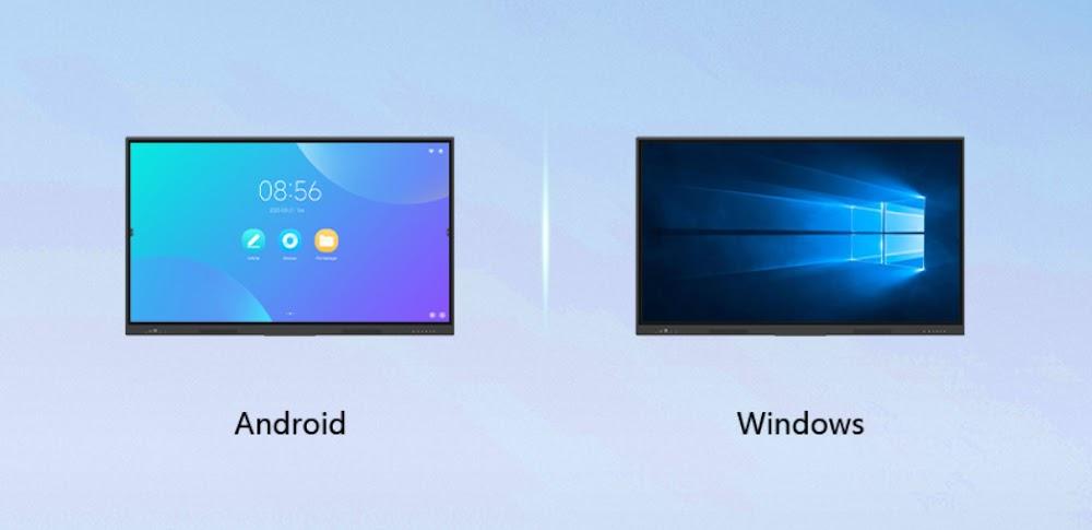 Màn Hình Tương Tác thông minh 65inch HiBoard-IE65S2 với Hệ thống kép Android và Windows