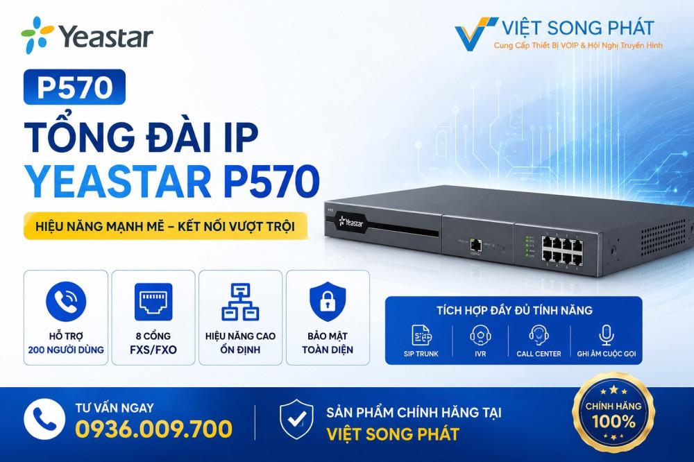 Tổng Đài IP Yeastar P570 14 tong dai ip yeastar p570