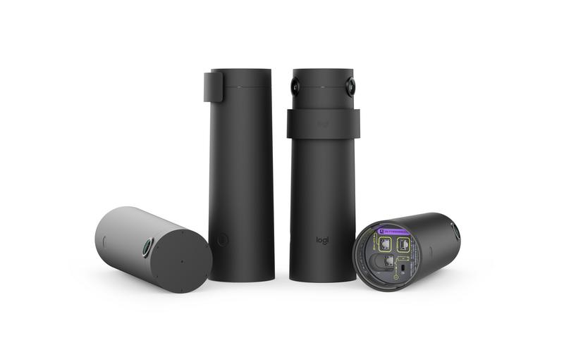 Camera hội nghị để bàn Logitech Sight 24 sight front groupshot with shadows graphite