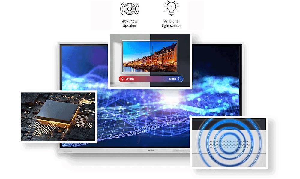 Màn hình tương tác thông minh Samsung Flip Pro 75 inch 35 he thong am thanh 40w