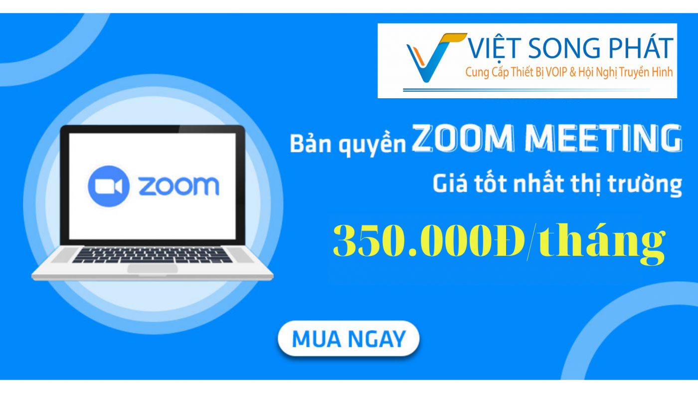 Phần mềm Zoom Pro gói 1 tháng