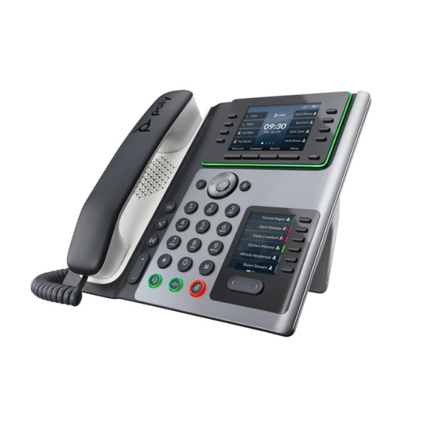 Poly Edge E450 điện thoại IP Phone hỗ trợ PoE (82M90AA) 3 Poly Edge E450 điện thoại IP Phone hỗ trợ PoE (82M90AA)