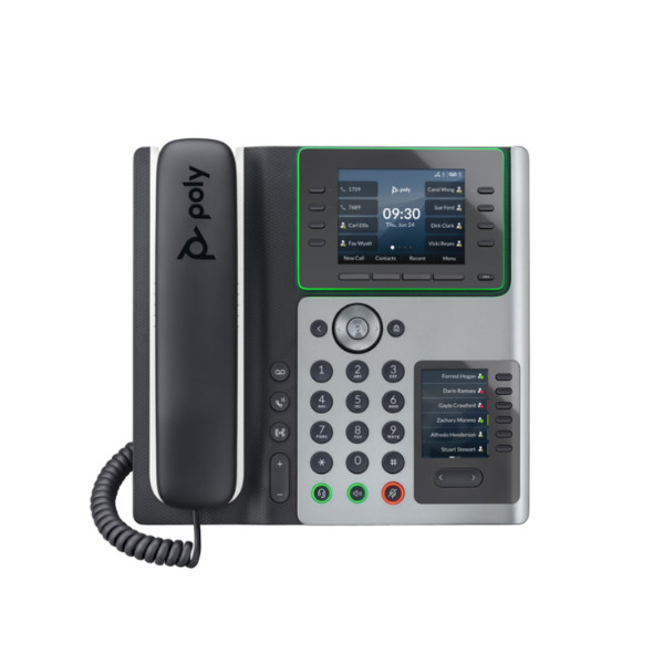 Poly Edge E450 điện thoại IP Phone hỗ trợ PoE (82M90AA) 1 Poly Edge E450 điện thoại IP Phone hỗ trợ PoE (82M90AA)