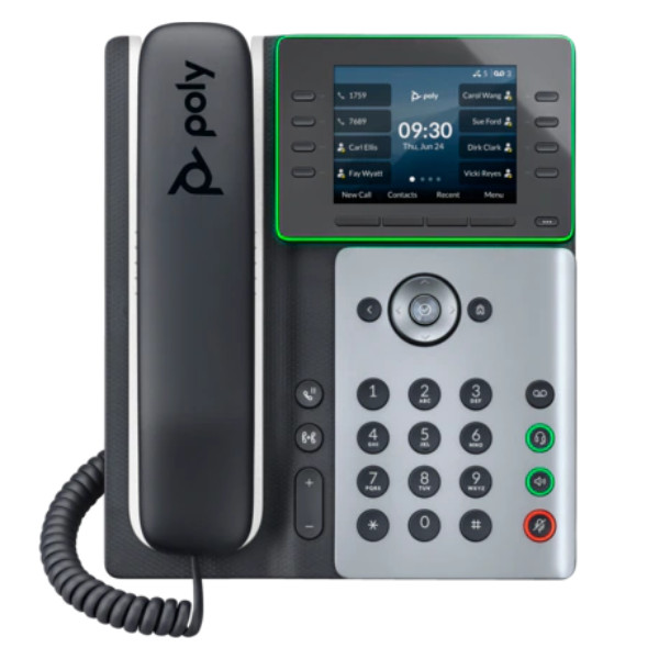 Poly Edge E320 IP Phone and PoE-enabled (82M88AA) 2024 Mặt trước Poly Edge E320 IP Phone and PoE-enabled (82M88AA)