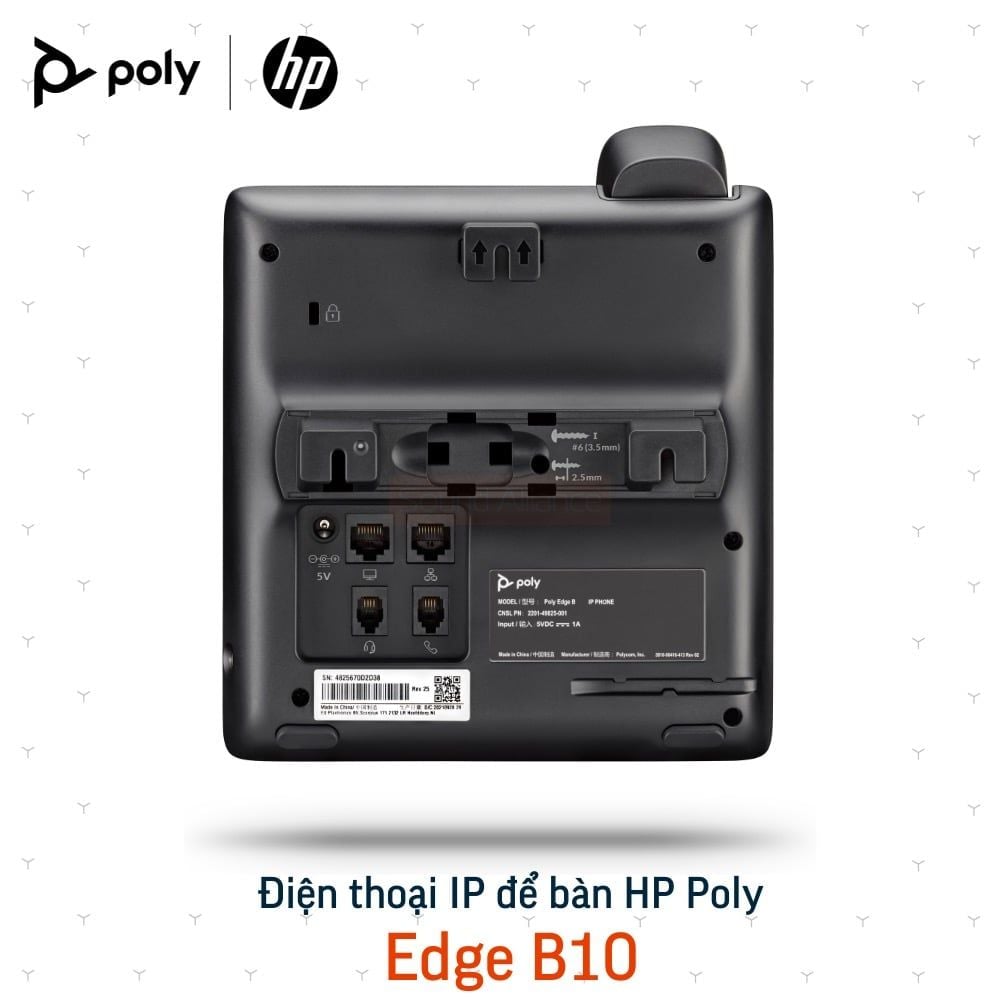 Điện thoại IP Poly Edge B10 5 Điện thoại bàn Poly Edge B10 IP Phone (84C19AA#ABJ)