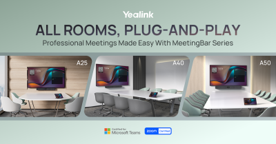 Yealink MeetingBar A25, A40 và A50
