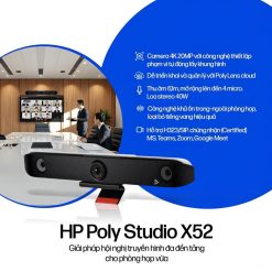 Thông tin Thiết bị hội nghị trực tuyến HP Poly Studio X52