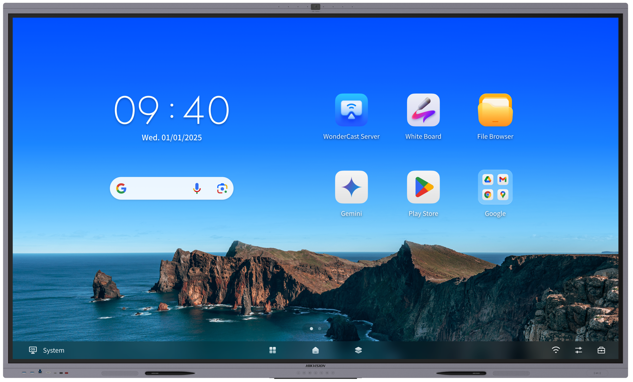 Màn Hình Tương Tác Hikvision DS-D5A75RB/B3 75 Inch 4K 1 DS D5A65RB B3 image 1